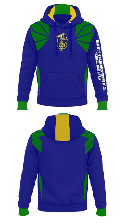 Sumner-Fredericksburg High School Bowling 69954114 Hoodie - 22