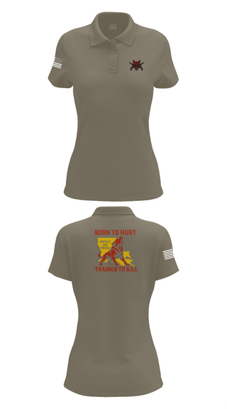 Womens Short Sleeve Performance Polo, 239th Military Police Company, , Teamtime, Team time, sublimation, custom sports apparel, team uniforms, spirit wear, spiritwear, sports uniforms, custom shirts, team store, custom team store, fundraiser sports, apparel fundraiser