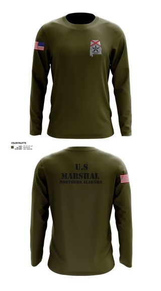 Long Sleeve Performance Shirt, USMS N/AL, Police, Teamtime, Team time, sublimation, custom sports apparel, team uniforms, spirit wear, spiritwear, sports uniforms, custom shirts, team store, custom team store, fundraiser sports, apparel fundraiser