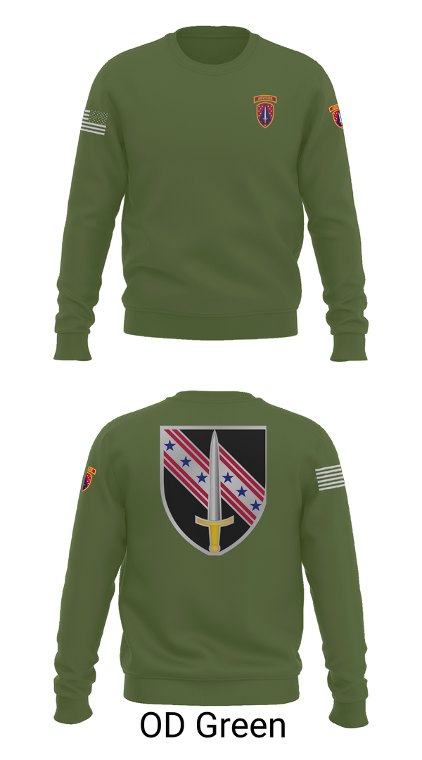 Crew Neck Sweatshirt, 6/54th SFAB, National Guard, Teamtime, Team time, sublimation, custom sports apparel, team uniforms, spirit wear, spiritwear, sports uniforms, custom shirts, team store, custom team store, fundraiser sports, apparel fundraiser