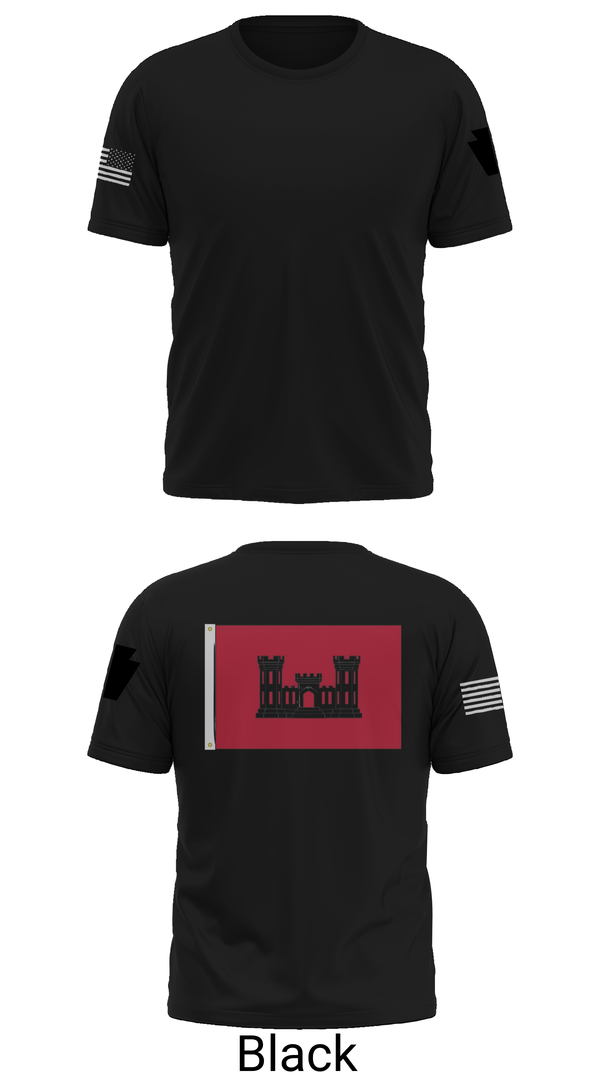 Short Sleeve Performance Shirt, B 103 EN BN, National Guard, Teamtime, Team time, sublimation, custom sports apparel, team uniforms, spirit wear, spiritwear, sports uniforms, custom shirts, team store, custom team store, fundraiser sports, apparel fundraiser