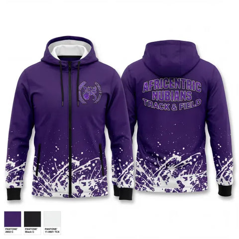Windbreaker, Africentric Nubians, Track & Field, Teamtime, Team time, sublimation, custom sports apparel, team uniforms, spirit wear, spiritwear, sports uniforms, custom shirts, team store, custom team store, fundraiser sports, apparel fundraiser