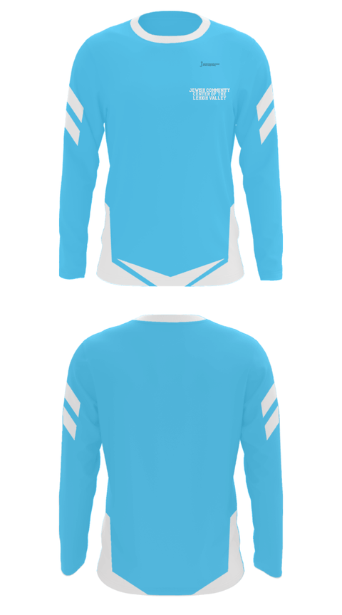 Long Sleeve Performance Shirt, Jewish Community Center of the Lehigh Valley, Spirit Store, Teamtime, Team time, sublimation, custom sports apparel, team uniforms, spirit wear, spiritwear, sports uniforms, custom shirts, team store, custom team store, fundraiser sports, apparel fundraiser