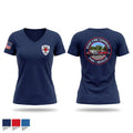 Rose Fire Company Women's Short Sleeve V-neck Shirt - 1