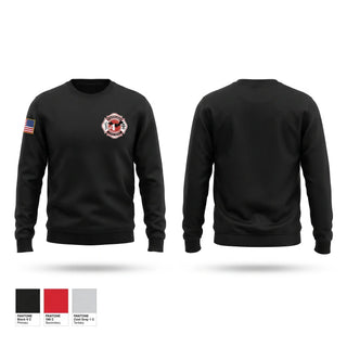 Crew Neck Sweatshirt, Edinburgh Fire & Rescue, Fire Department, Teamtime, Team time, sublimation, custom sports apparel, team uniforms, spirit wear, spiritwear, sports uniforms, custom shirts, team store, custom team store, fundraiser sports, apparel fundraiser