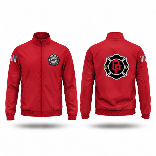 Windbreaker, CPC PASADENA, Fire Department, Teamtime, Team time, sublimation, custom sports apparel, team uniforms, spirit wear, spiritwear, sports uniforms, custom shirts, team store, custom team store, fundraiser sports, apparel fundraiser