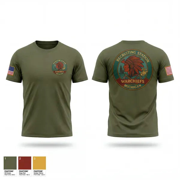 Short Sleeve Performance Shirt, Recruiting Station Michigan, Marines, Teamtime, Team time, sublimation, custom sports apparel, team uniforms, spirit wear, spiritwear, sports uniforms, custom shirts, team store, custom team store, fundraiser sports, apparel fundraiser