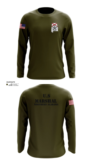 Long Sleeve Performance Shirt, USMS N/AL, Police, Teamtime, Team time, sublimation, custom sports apparel, team uniforms, spirit wear, spiritwear, sports uniforms, custom shirts, team store, custom team store, fundraiser sports, apparel fundraiser