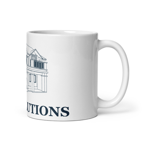KDM Solutions 7672588 White Glossy Mug - Small