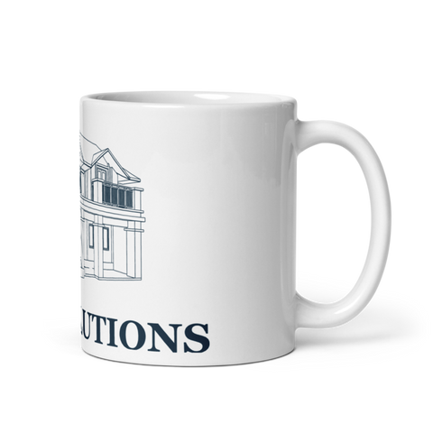 KDM Solutions 7672588 White Glossy Mug - Medium