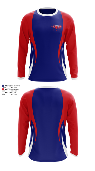 Long Sleeve Performance Shirt, Burns Flat-Dill City Middle School, Spirit Store, Teamtime, Team time, sublimation, custom sports apparel, team uniforms, spirit wear, spiritwear, sports uniforms, custom shirts, team store, custom team store, fundraiser sports, apparel fundraiser