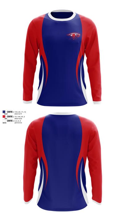 Burns Flat-Dill City Middle School 75143304 Long Sleeve Performance Shirt 1