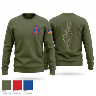 Crew Neck Sweatshirt, V11, Marines, Teamtime, Team time, sublimation, custom sports apparel, team uniforms, spirit wear, spiritwear, sports uniforms, custom shirts, team store, custom team store, fundraiser sports, apparel fundraiser