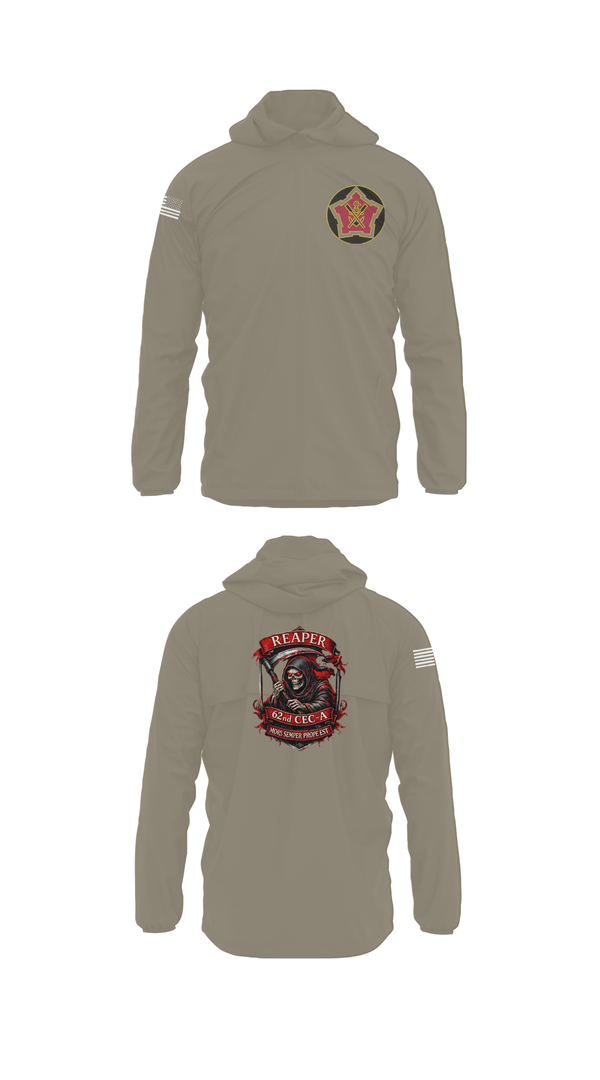 Windbreaker, 62ND CEC-A, Army, Teamtime, Team time, sublimation, custom sports apparel, team uniforms, spirit wear, spiritwear, sports uniforms, custom shirts, team store, custom team store, fundraiser sports, apparel fundraiser