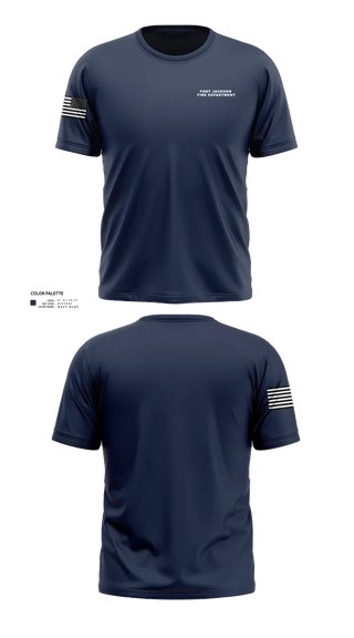 Old School Cotton Feel Shirt, Fort Jackson Fire Department, , Teamtime, Team time, sublimation, custom sports apparel, team uniforms, spirit wear, spiritwear, sports uniforms, custom shirts, team store, custom team store, fundraiser sports, apparel fundraiser