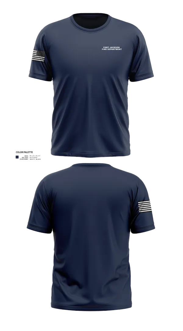 Old School Cotton Feel Shirt, Fort Jackson Fire Department, , Teamtime, Team time, sublimation, custom sports apparel, team uniforms, spirit wear, spiritwear, sports uniforms, custom shirts, team store, custom team store, fundraiser sports, apparel fundraiser