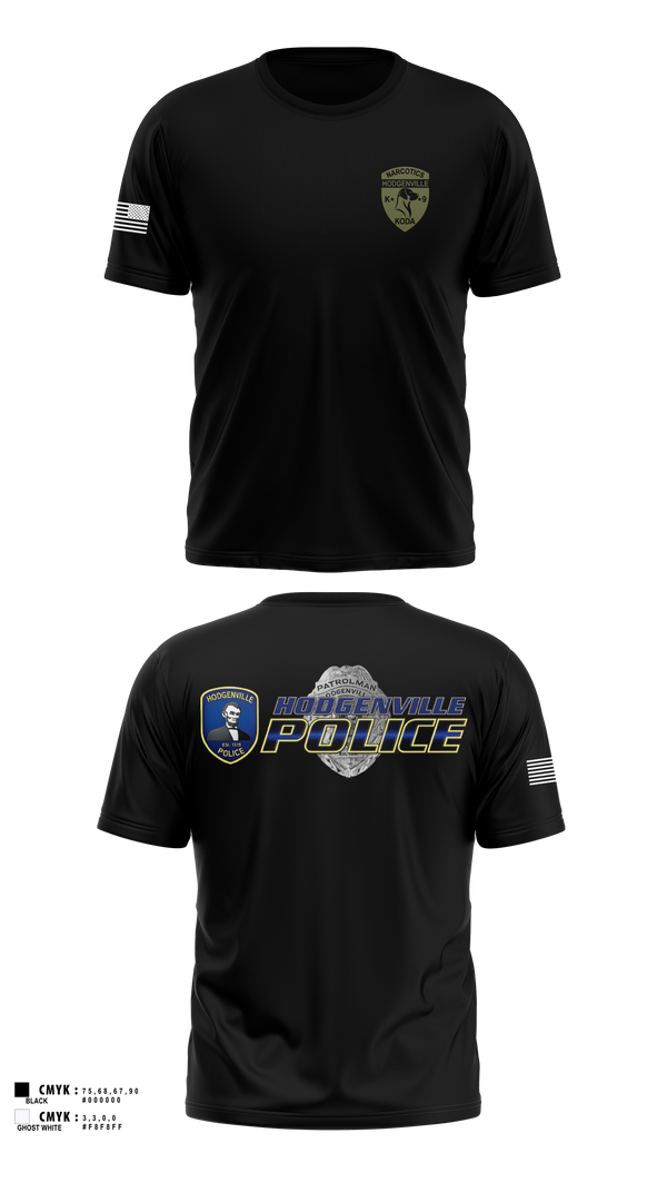 Old School Cotton Feel Shirt, Hodgenville Police Department, Police, Teamtime, Team time, sublimation, custom sports apparel, team uniforms, spirit wear, spiritwear, sports uniforms, custom shirts, team store, custom team store, fundraiser sports, apparel fundraiser