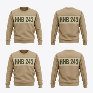 Crew Neck Sweatshirt, HHB 2-43, Army, Teamtime, Team time, sublimation, custom sports apparel, team uniforms, spirit wear, spiritwear, sports uniforms, custom shirts, team store, custom team store, fundraiser sports, apparel fundraiser
