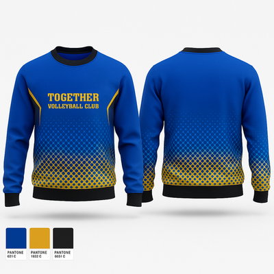 Together Volleyball Club 81374935 Crew Neck Sweatshirt - 1