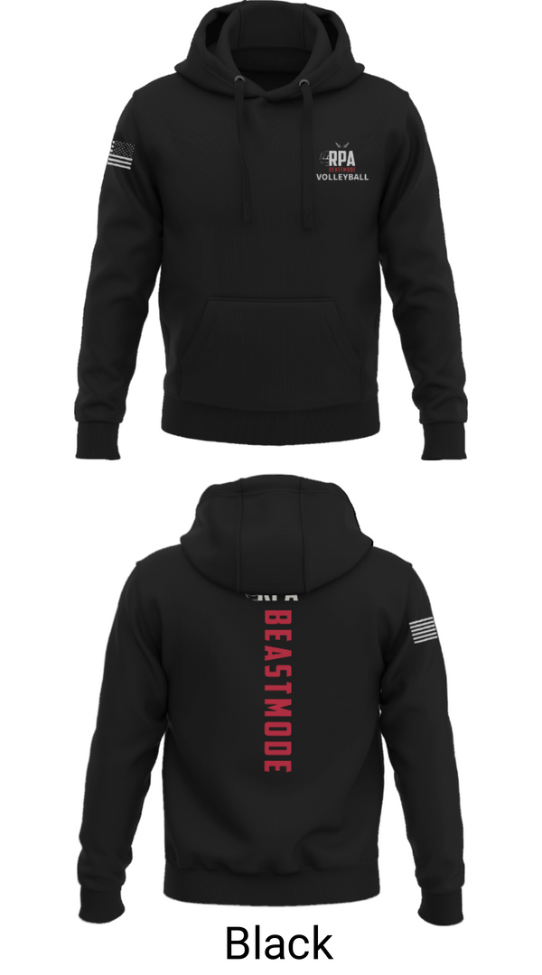 Hoodie, RISE, Women's Volleyball, Teamtime, Team time, sublimation, custom sports apparel, team uniforms, spirit wear, spiritwear, sports uniforms, custom shirts, team store, custom team store, fundraiser sports, apparel fundraiser