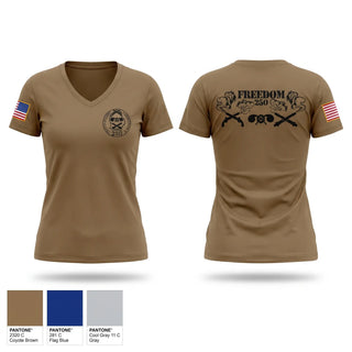 Womens Short Sleeve Vneck Shirt, Team Hellkite, National Guard, Teamtime, Team time, sublimation, custom sports apparel, team uniforms, spirit wear, spiritwear, sports uniforms, custom shirts, team store, custom team store, fundraiser sports, apparel fundraiser