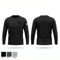 4th brigade Goose Creek High School JROTC Long Sleeve Performance Shirt - 1