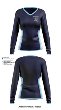 Crusaders 94336714 Women's Long Sleeve V-neck Shirt - 1