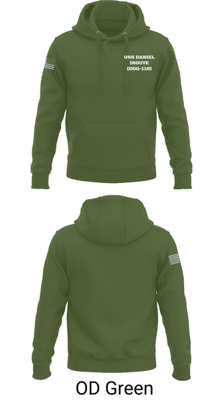 Hoodie, USS DANIEL INOUYE (DDG-118), , Teamtime, Team time, sublimation, custom sports apparel, team uniforms, spirit wear, spiritwear, sports uniforms, custom shirts, team store, custom team store, fundraiser sports, apparel fundraiser