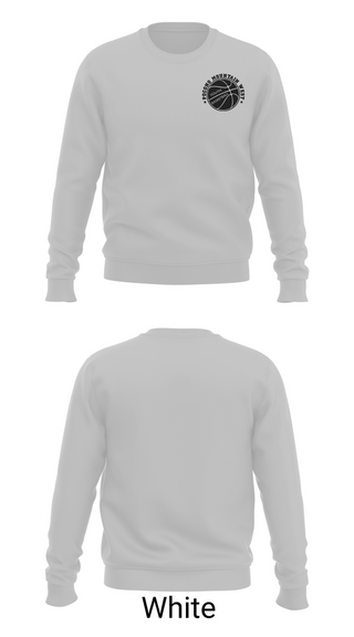 Crew Neck Sweatshirt, Pocono Mountain West Youth Basketball Association, Men's Basketball, Teamtime, Team time, sublimation, custom sports apparel, team uniforms, spirit wear, spiritwear, sports uniforms, custom shirts, team store, custom team store, fundraiser sports, apparel fundraiser