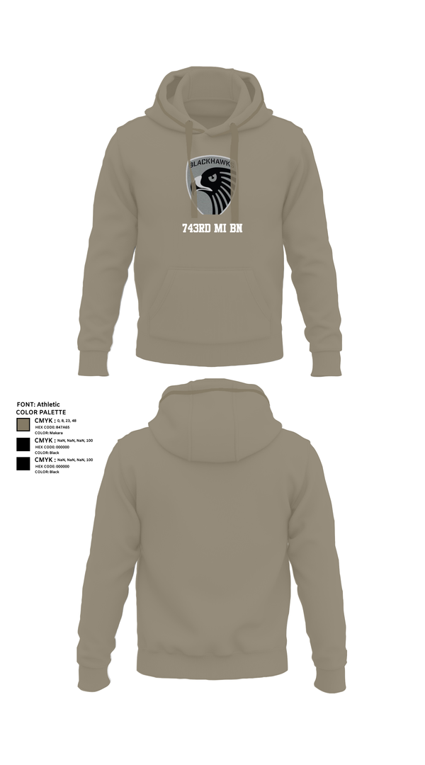 Hoodie, 743rd MI BN, , Teamtime, Team time, sublimation, custom sports apparel, team uniforms, spirit wear, spiritwear, sports uniforms, custom shirts, team store, custom team store, fundraiser sports, apparel fundraiser