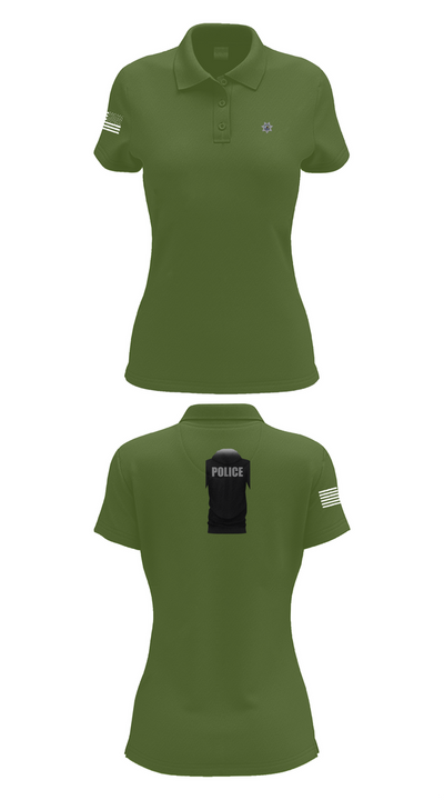 Nashville Police Department 22695418 Women's Short Sleeve Performance Polo  - 52
