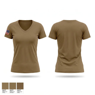 Womens Short Sleeve Vneck Shirt, Smart Dumb, Army, Teamtime, Team time, sublimation, custom sports apparel, team uniforms, spirit wear, spiritwear, sports uniforms, custom shirts, team store, custom team store, fundraiser sports, apparel fundraiser
