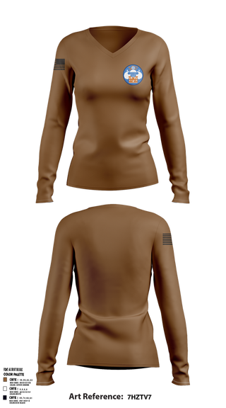 Womens Long Sleeve Vneck Shirt, Darkhorse, , Teamtime, Team time, sublimation, custom sports apparel, team uniforms, spirit wear, spiritwear, sports uniforms, custom shirts, team store, custom team store, fundraiser sports, apparel fundraiser