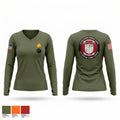 clc-13 54897304 Women's Long Sleeve V-neck Shirt - 1