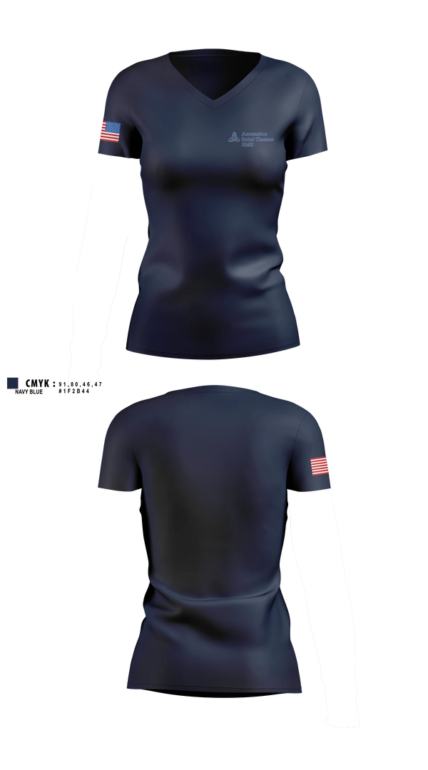 Womens Short Sleeve Vneck Shirt, STEMS, EMS/EMT, Teamtime, Team time, sublimation, custom sports apparel, team uniforms, spirit wear, spiritwear, sports uniforms, custom shirts, team store, custom team store, fundraiser sports, apparel fundraiser