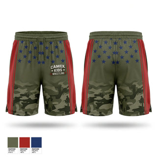 Athletic Shorts With Pockets, Camel kids, Wrestling, Teamtime, Team time, sublimation, custom sports apparel, team uniforms, spirit wear, spiritwear, sports uniforms, custom shirts, team store, custom team store, fundraiser sports, apparel fundraiser