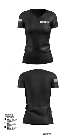 Womens Short Sleeve Vneck Shirt, Defenders, , Teamtime, Team time, sublimation, custom sports apparel, team uniforms, spirit wear, spiritwear, sports uniforms, custom shirts, team store, custom team store, fundraiser sports, apparel fundraiser
