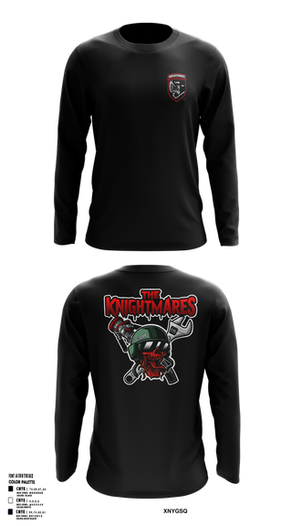 Long Sleeve Performance Shirt, 2-10 AHB Knighthawks, Spirit Store, Teamtime, Team time, sublimation, custom sports apparel, team uniforms, spirit wear, spiritwear, sports uniforms, custom shirts, team store, custom team store, fundraiser sports, apparel fundraiser