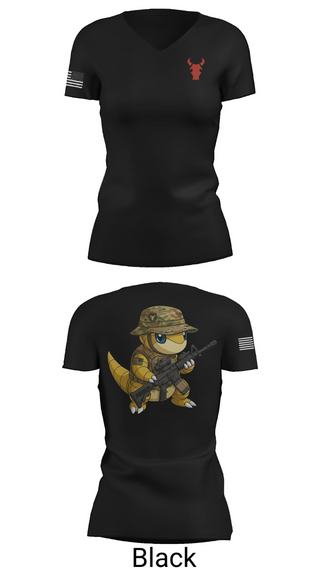 Womens Short Sleeve Vneck Shirt, , National Guard, Teamtime, Team time, sublimation, custom sports apparel, team uniforms, spirit wear, spiritwear, sports uniforms, custom shirts, team store, custom team store, fundraiser sports, apparel fundraiser