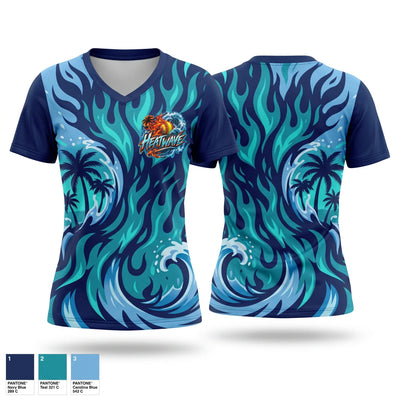 Heatwave Women's Short Sleeve V-neck Shirt - 1