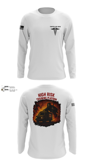Long Sleeve Performance Shirt, 194th AR BDE HRT Medics, Army, Teamtime, Team time, sublimation, custom sports apparel, team uniforms, spirit wear, spiritwear, sports uniforms, custom shirts, team store, custom team store, fundraiser sports, apparel fundraiser