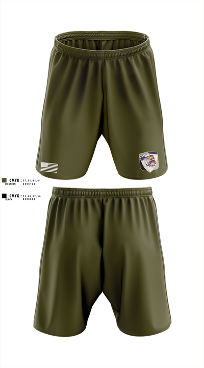 61st eagle squadron 71524968 Athletic Shorts With Pockets - 1