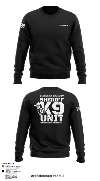 Chisago County K9 Unit 88074556 Crew Neck Sweatshirt - 108