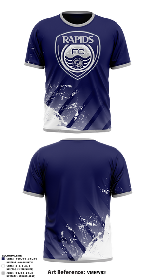 Old School Cotton Feel Shirt, Rapids FC, Men's Soccer, Teamtime, Team time, sublimation, custom sports apparel, team uniforms, spirit wear, spiritwear, sports uniforms, custom shirts, team store, custom team store, fundraiser sports, apparel fundraiser