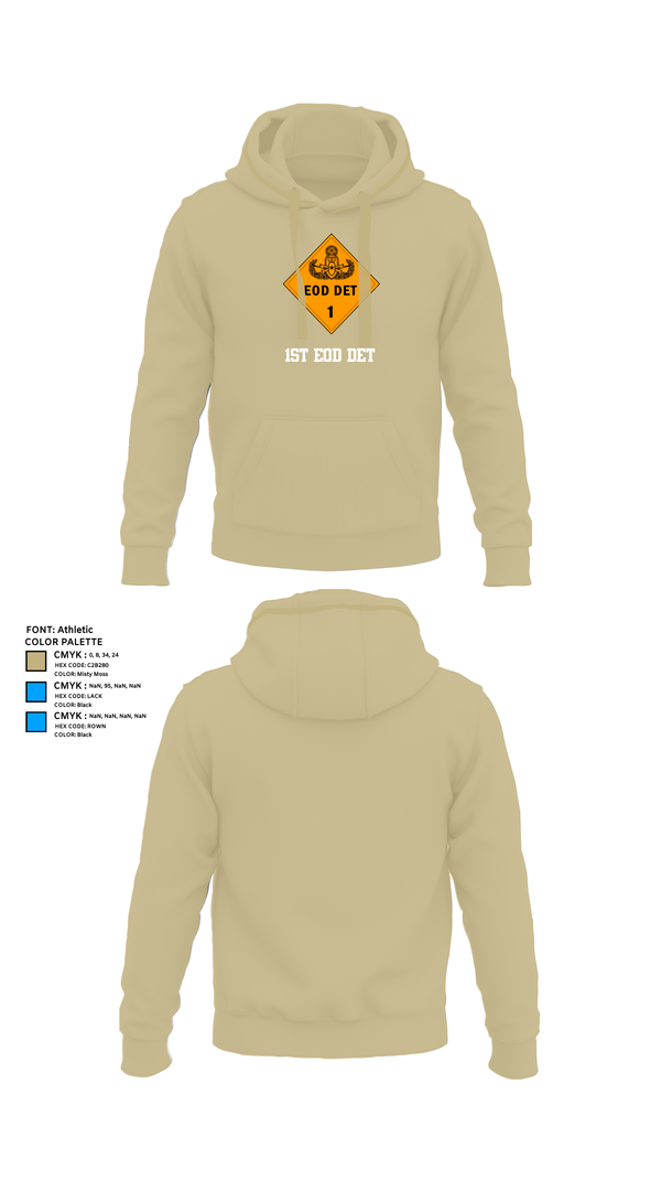 Hoodie, 1st EOD DET, , Teamtime, Team time, sublimation, custom sports apparel, team uniforms, spirit wear, spiritwear, sports uniforms, custom shirts, team store, custom team store, fundraiser sports, apparel fundraiser