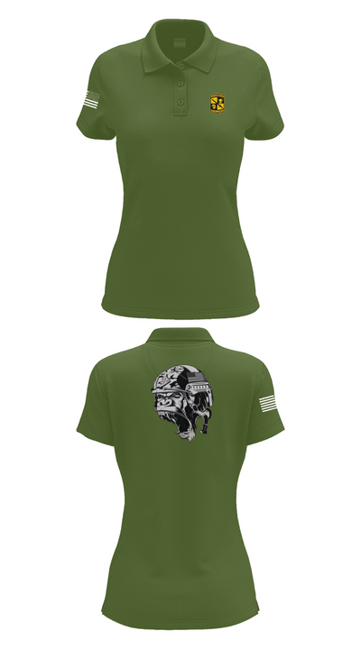 Gorilla battalion 60228867 Women's Short Sleeve Performance Polo  - 55