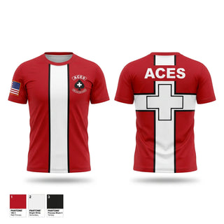 Short Sleeve Performance Shirt, ACES, EMS/EMT, Teamtime, Team time, sublimation, custom sports apparel, team uniforms, spirit wear, spiritwear, sports uniforms, custom shirts, team store, custom team store, fundraiser sports, apparel fundraiser