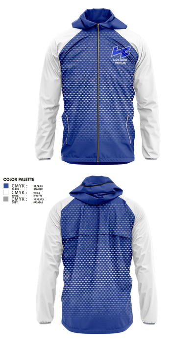 Lewis County High School Wrestling 76376643 Windbreaker - 1