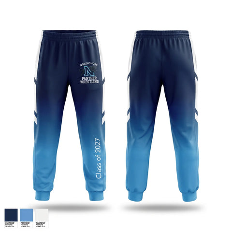 Sweatpants, Northshore Panthers, Wrestling, Teamtime, Team time, sublimation, custom sports apparel, team uniforms, spirit wear, spiritwear, sports uniforms, custom shirts, team store, custom team store, fundraiser sports, apparel fundraiser