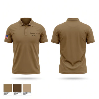Short Sleeve Performance Polo, Bravo 1-1 ADA, Army, Teamtime, Team time, sublimation, custom sports apparel, team uniforms, spirit wear, spiritwear, sports uniforms, custom shirts, team store, custom team store, fundraiser sports, apparel fundraiser